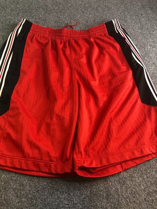 Nike Other - Vintage Nike Shorts Mens XXL Red Black Pockets Dazzle Shiny Basketball Baggy Y2K